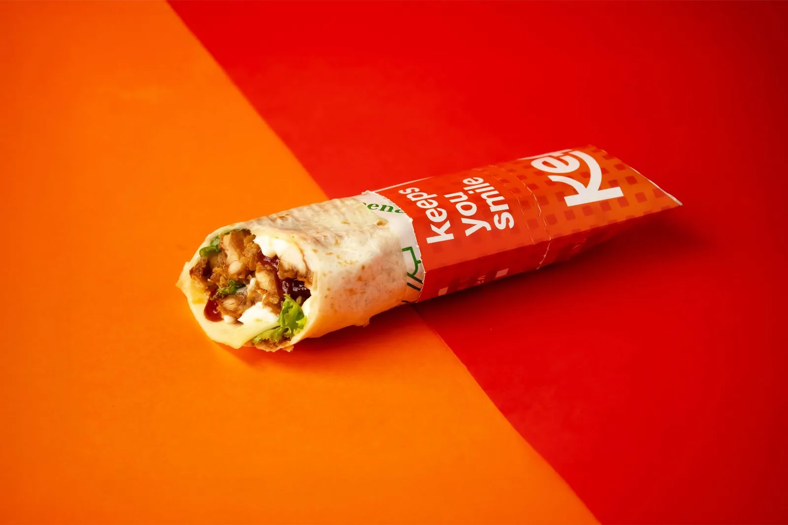 Cheesy And Crispy Chicken Wrap
